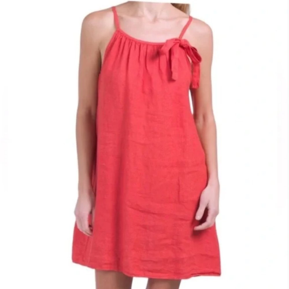 Lungo L'arno Pink Linen Dress